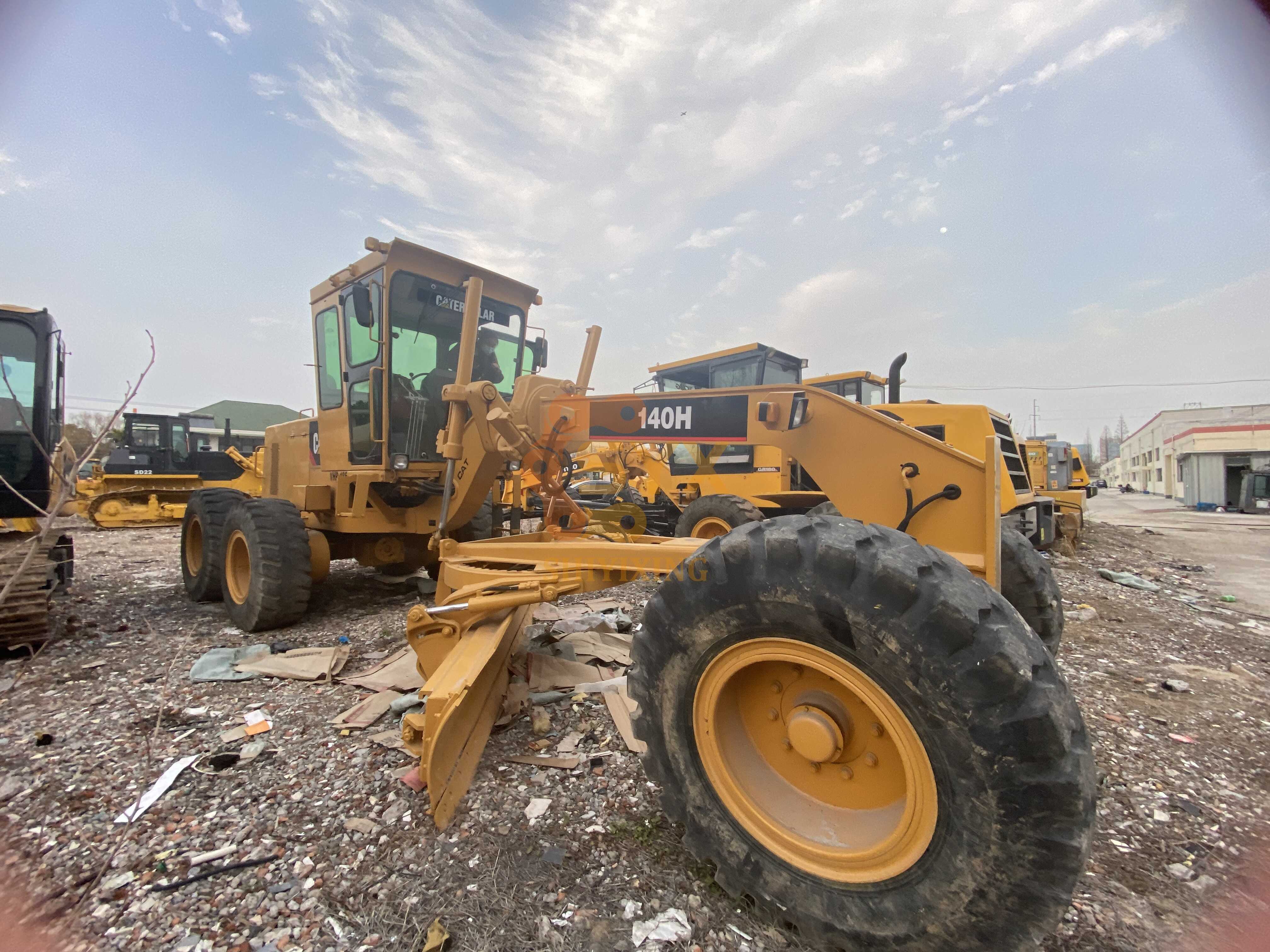 Used machinery CAT 140H Motor Grader Used Grader 140k 140h 140G mini motor grader ready for sale