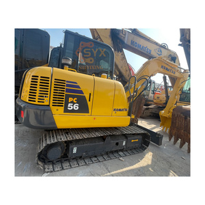 Excellent condition 5.6on Used Japanese top brand Original Komatsu pc56 used micro digger 5000kg komatsu