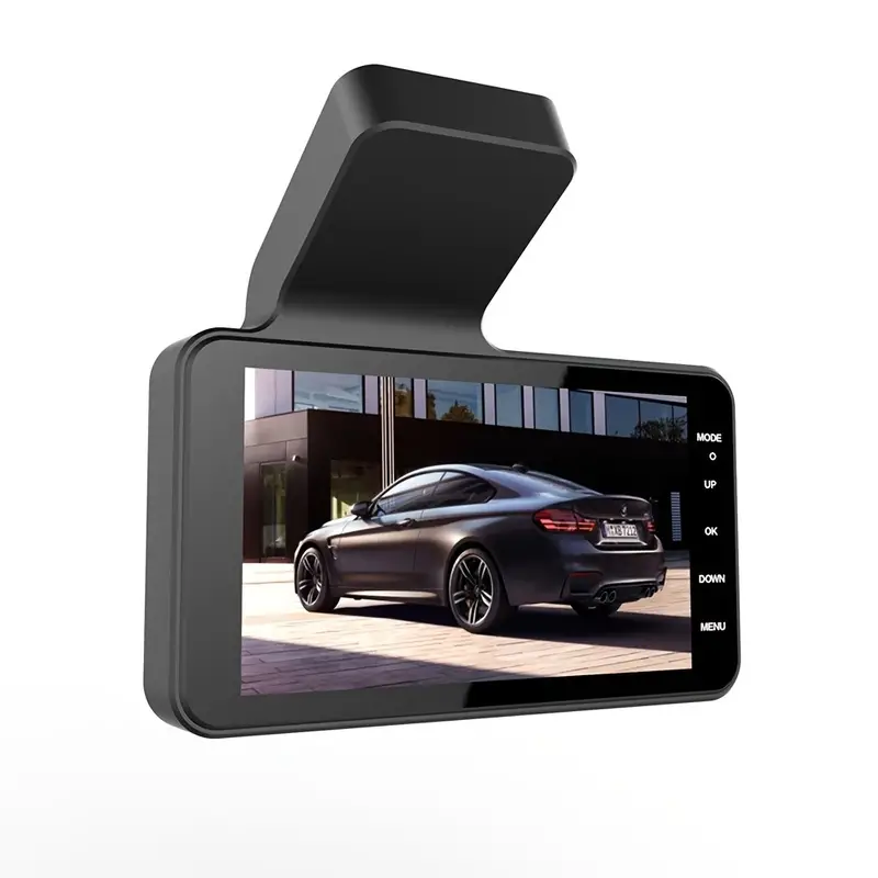 170 HD Angle Support 64G TF Card Dual Lens 1080P Car Driving Recorder Auto Black Box 4-inch Double camera car dvr Recorder