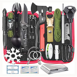 outdoor camping equipment travel survival kit multifunctional survival gear kit