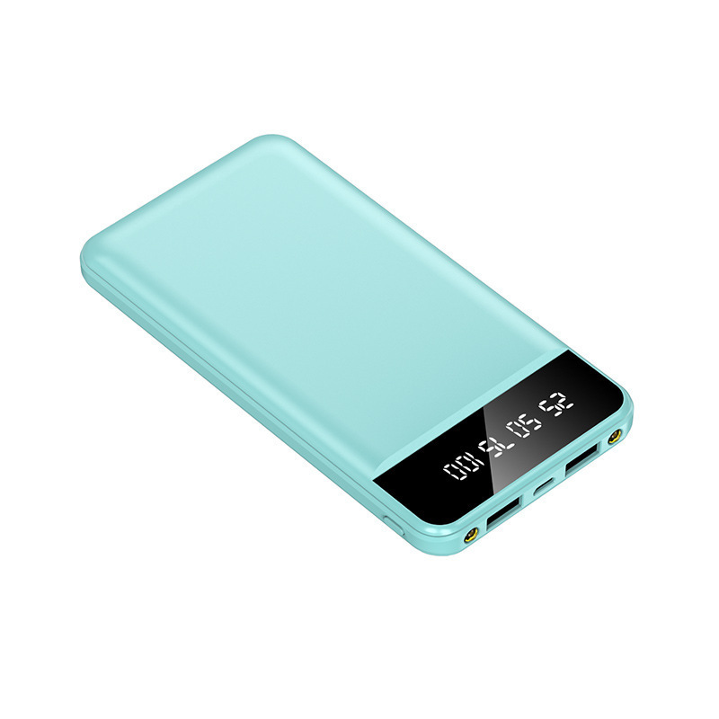 Mini Portable Powerbanks 20000mah Power Bank Mobile Charger 10000 20000 Mah Power Bank With Led Light