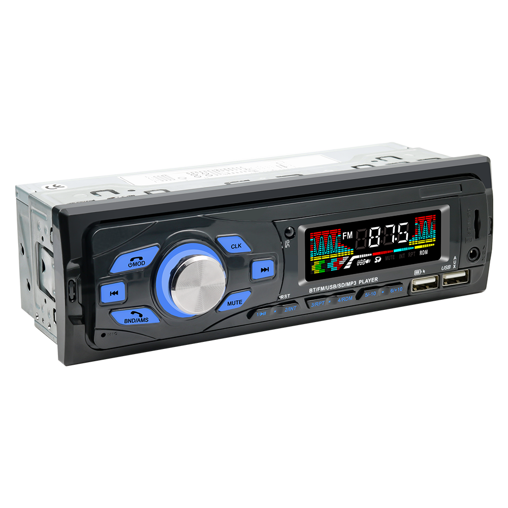 single 1 din 4 inch car stereo mp3 with BT AUX IN USB TF card FM car radio mp3 with AI voice assistant