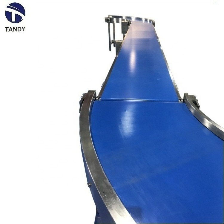 Salt sugar flour big bag package transport full stainless steel frame belt conveyor machine