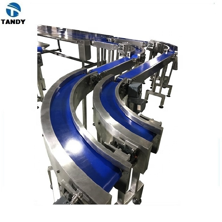 Salt sugar flour big bag package transport full stainless steel frame belt conveyor machine