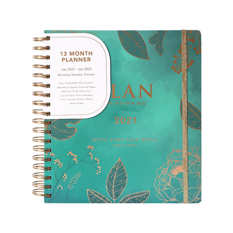 Free Sample Custom Travel Planner Book Private Label Planners Diary Dotted Blank A5 Notebook Journal