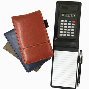 Custom Notepad With Calculator And Pen Holder