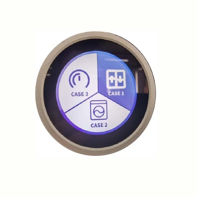 circular lcd screen 2.1inch touch screen round lcd display with capacitive touch