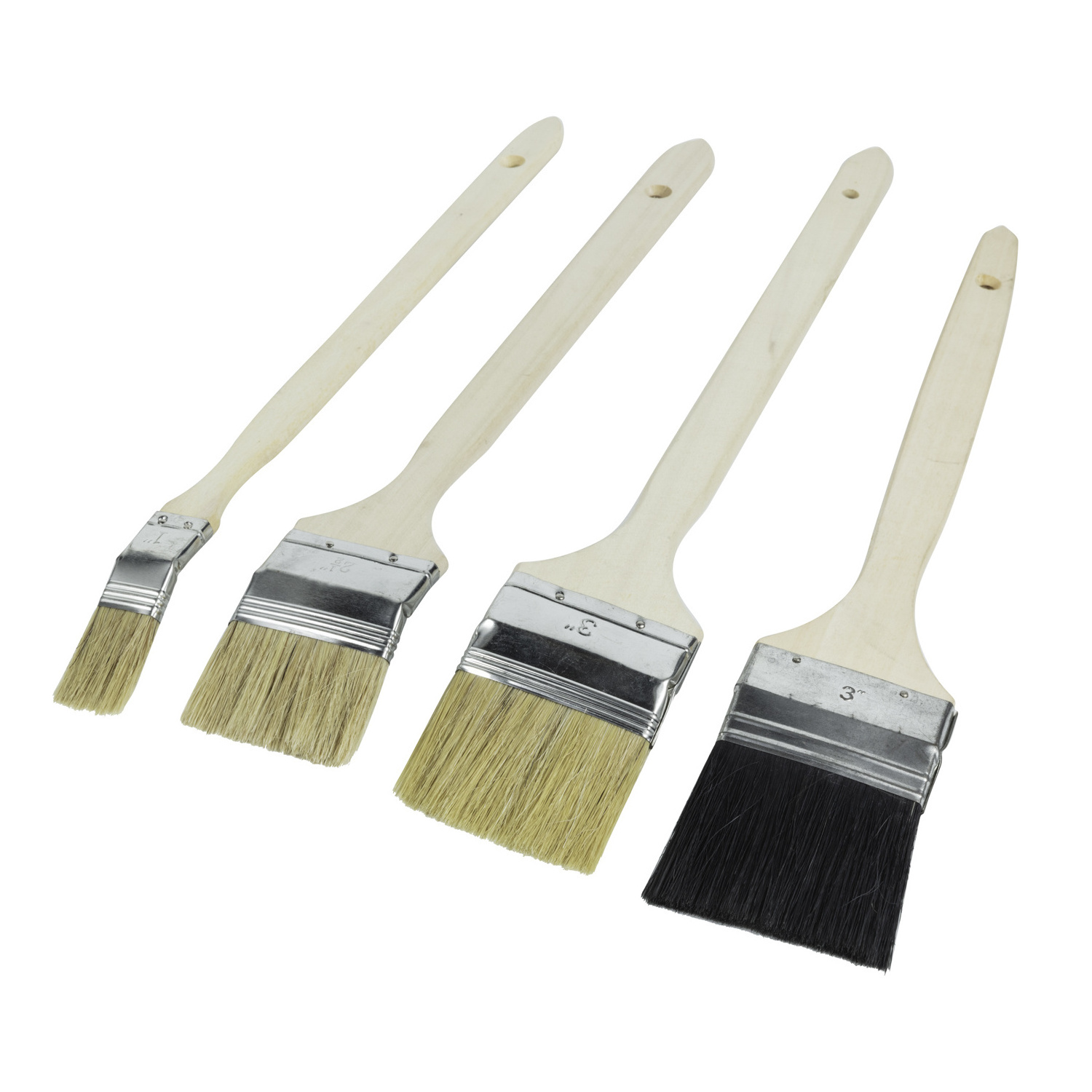 Paint Brush, 1-5 Inch Natural Bristle Wood Handle Paint Brush, Trim, Cabinets, Doors, Fence, Deck, Stain, DIY Painting and More