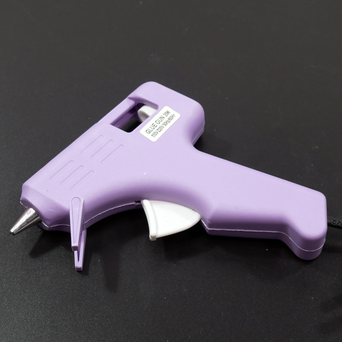 2023 New Style DIY use hot melt glue gun 10-40W with Macarons color option with/no switch for Art craft school