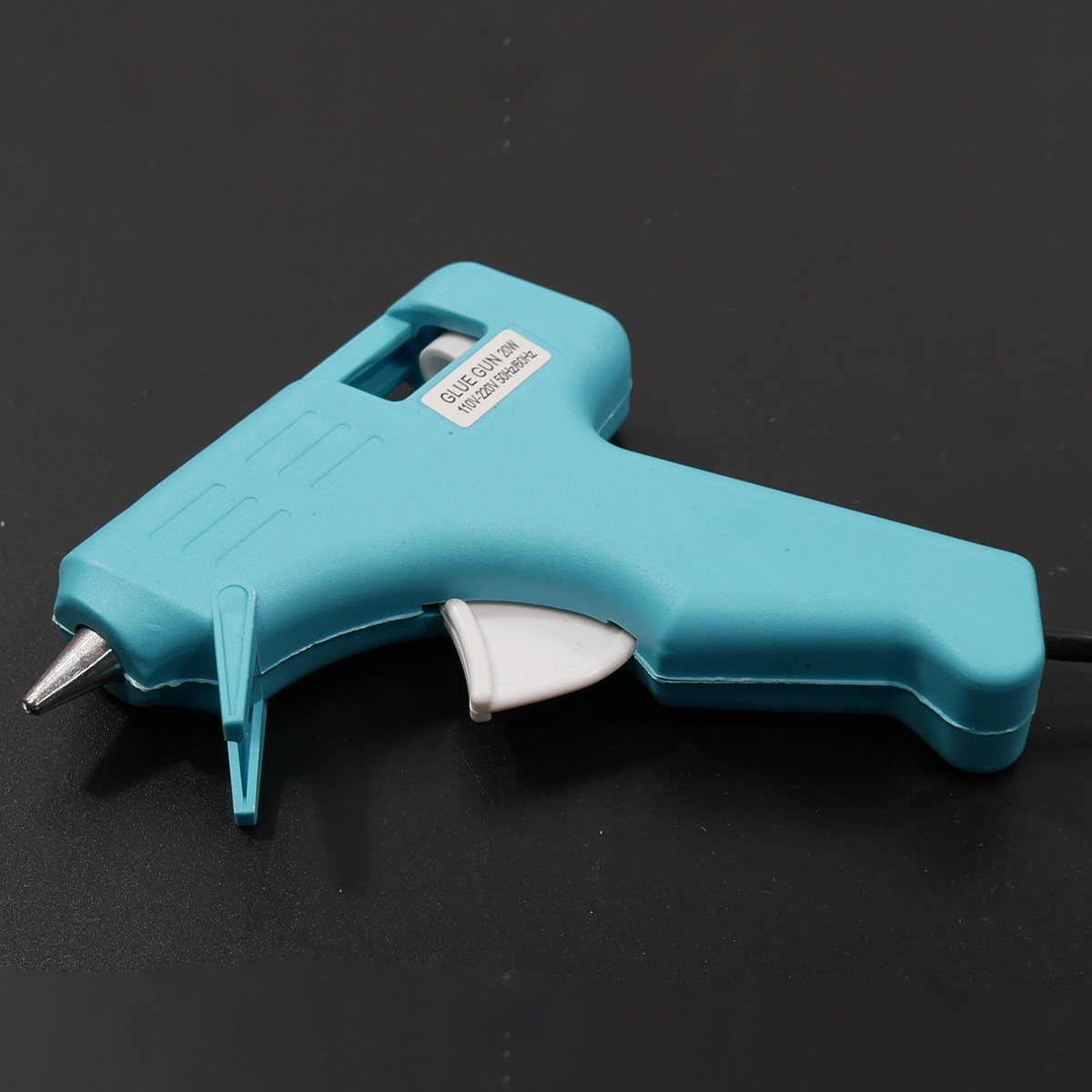 2023 New Style DIY use hot melt glue gun 10-40W with Macarons color option with/no switch for Art craft school