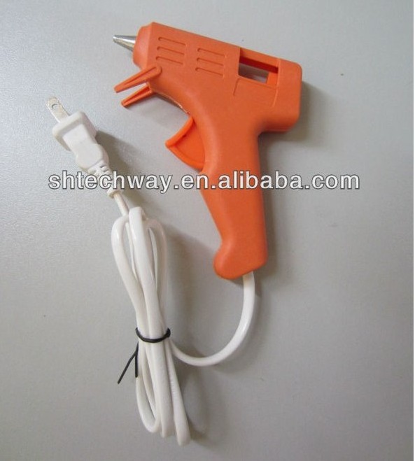 Color mini hot glue gun production heating and fast transparency is very suitable for fast maintenance DIY Project or art