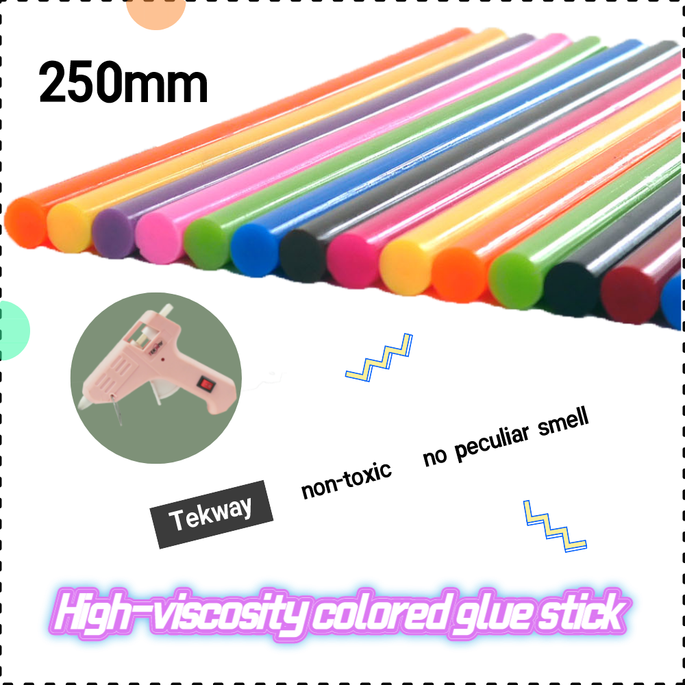 New Chinese manufacturer glue sticks eva 7mm 11mm customizable hot melt glue sticks for glue gun kids DIY Christmas gifts