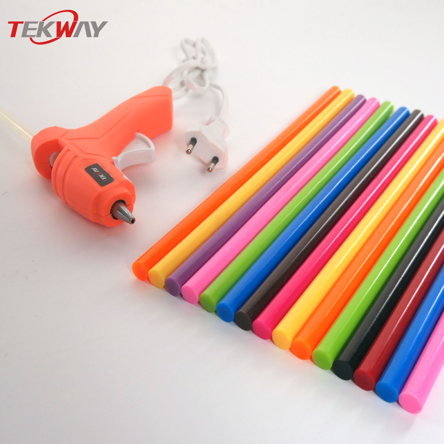 New products Made in China glue Sticks Coloured  7mm 11mm customizable hot melt glue sticks for glue gun kids DIY Christmas gift