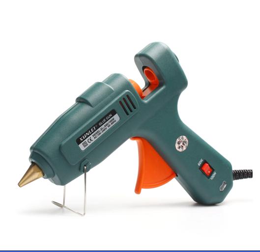 2024 hot selling 60w-100w Hot Melt Glue gun match with 11mm glue sticks  used for pasting and doing handwork for kids