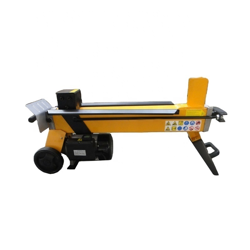 hydraulic log splitter electric  horizontal 7 TON wood splitting machine