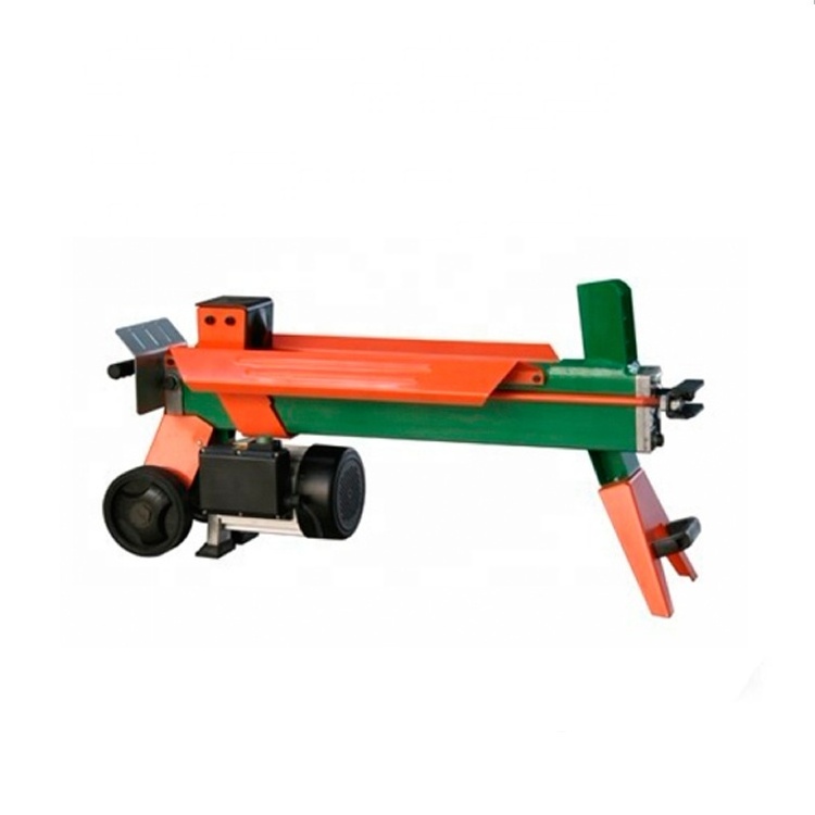 hydraulic log splitter electric  horizontal 7 TON wood splitting machine