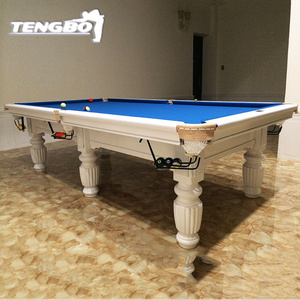 Professional solid wood billiard table manufacture russian snooker pool table