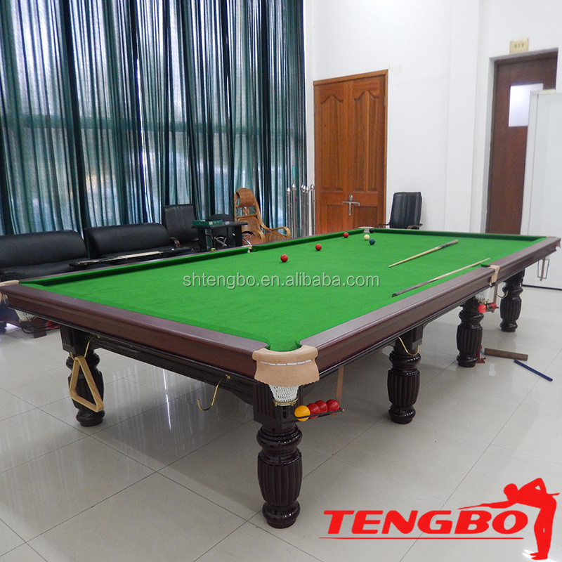 Factory direct sell 12 ft full size snooker table games snooker table