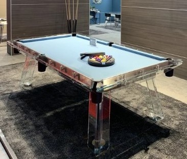 2023 factory hot selling modern fashion style slate 7ft 8ft 9ft billiard table glass pool table