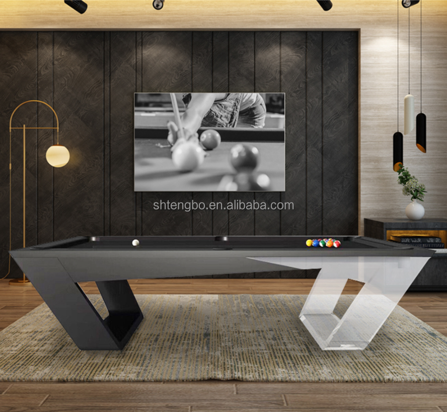 Wholesale  price good quality  modern customized pool tables manufacturers 8 ft pool table