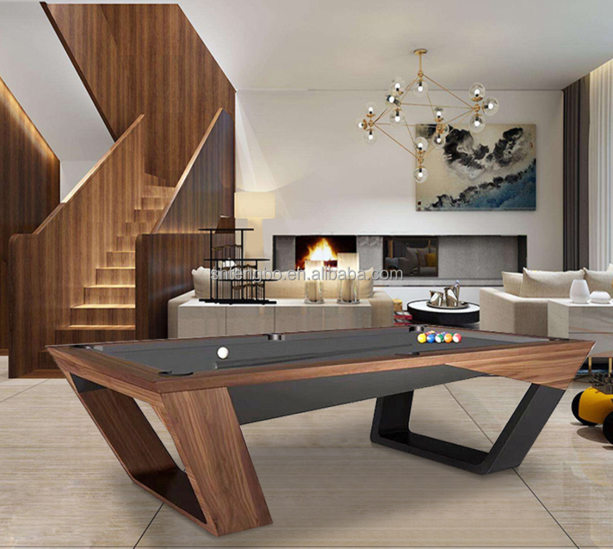 Wholesale  price good quality  modern customized pool tables manufacturers 8 ft pool table