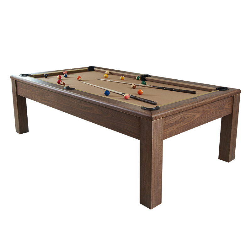 New trend factory price Solid wood dining pool table 9 ft 8 ft pool table for home