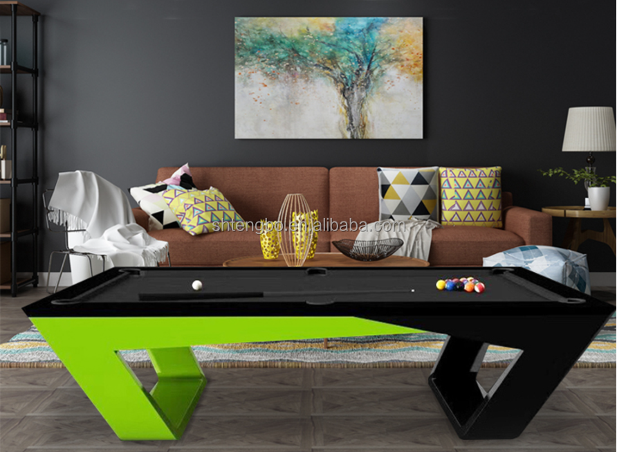 Wholesale  price good quality  modern customized pool tables manufacturers 8 ft pool table