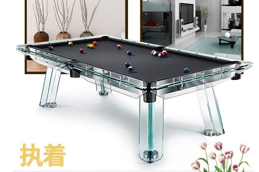 2023 factory hot selling modern fashion style slate 7ft 8ft 9ft billiard table glass pool table