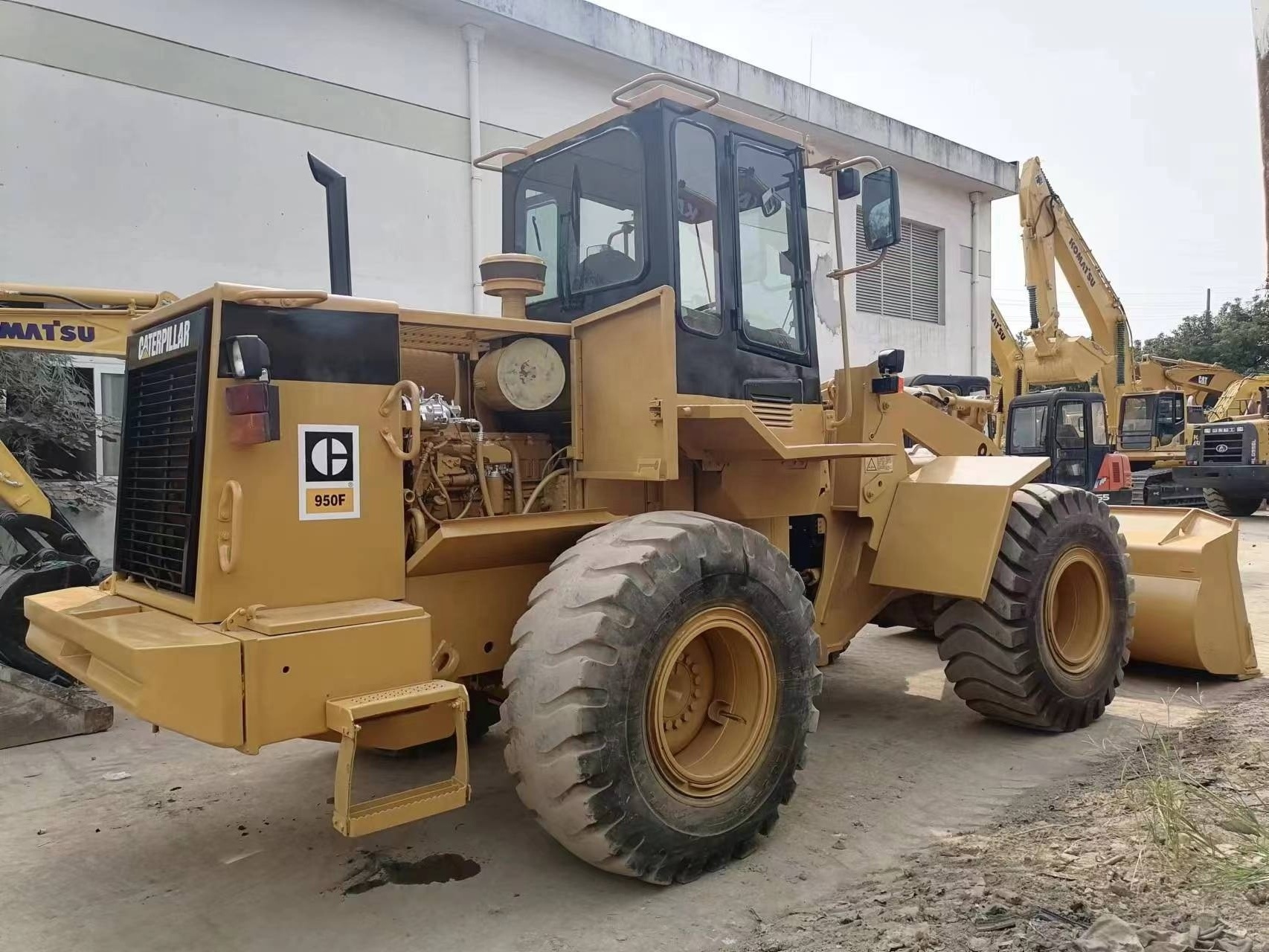 Used CAT Caterpillar 950F cheap price wheel loader earthmoving machinery cat950f good condition working caterpillar 950f loader