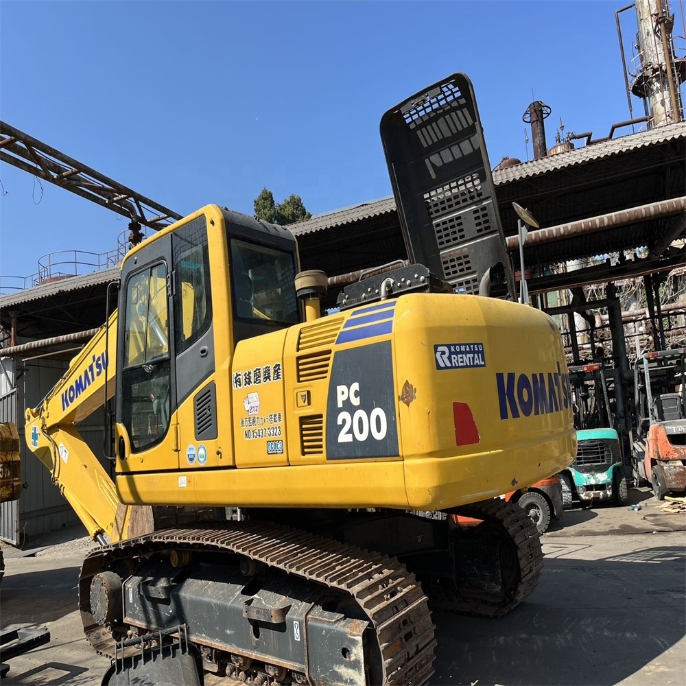 Hot selling cheap Second hand crawler digger used hydraulic crawler digger excavator Komatsu  pc200 for sale