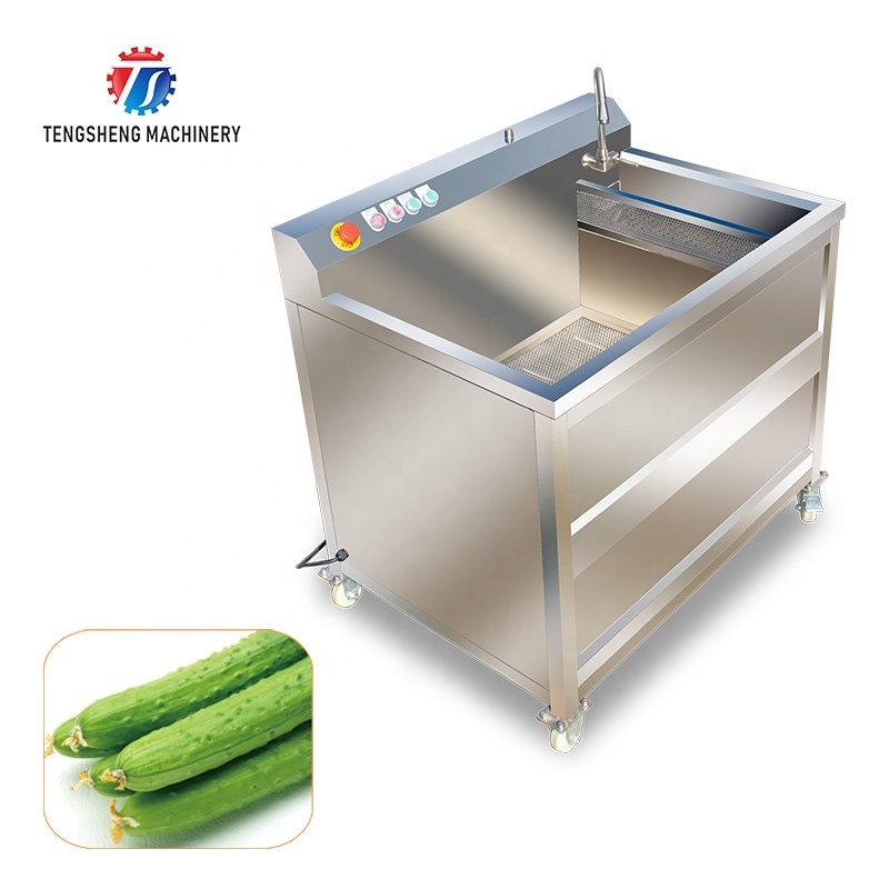 Continuously non-stop leafy vegetable fruit lettuce cabbage bubble washing washer sea cucumber washing machine