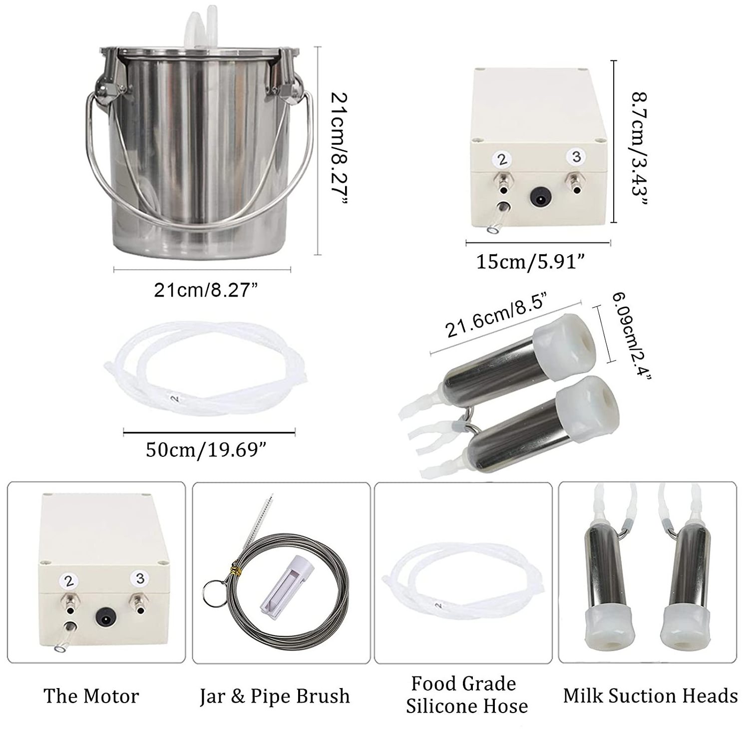 High Safety Level Milk Machine for Dairy Farm Milk Machines for Male Milking Machines