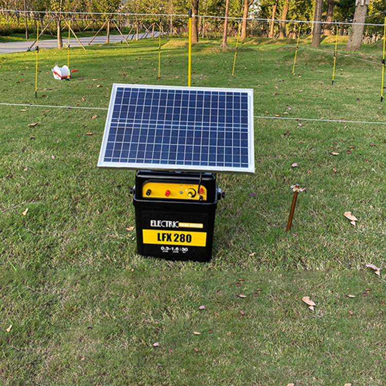 Solar Electric Fencing Energizer For Electric Fence Cattle Animals Electric Fence Energizer Solar