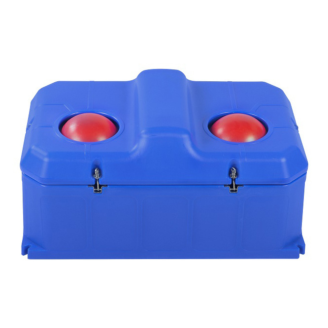 2 Hole Floating Ball Drinking Trough Durable Heated Plastic Cow Water Drinker