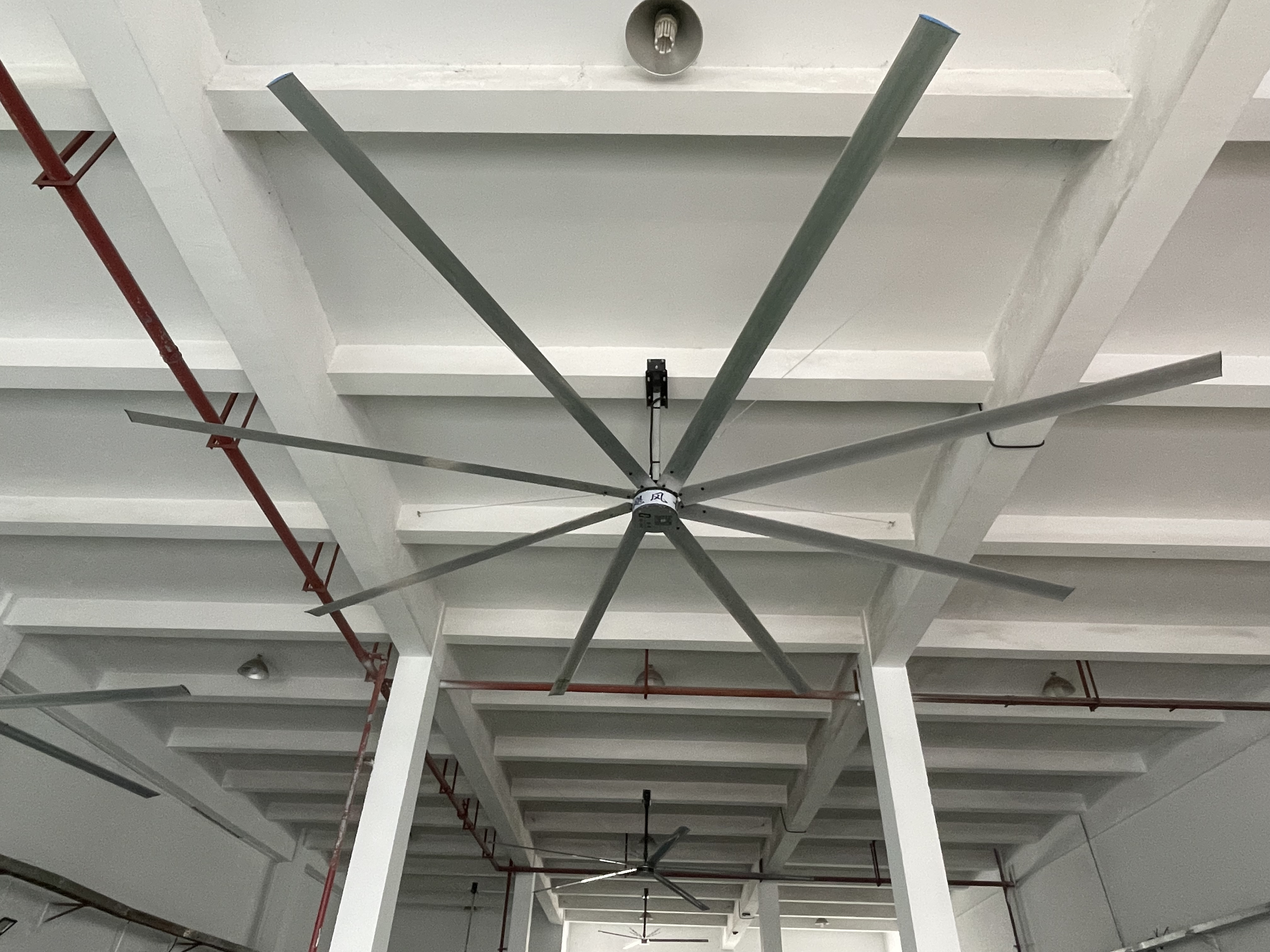 Cooling Down  Industry Big Wind Hvls High Quality Ceiling Fans Industrial Giant Ceiling Permanent Magnetic Motor Fans