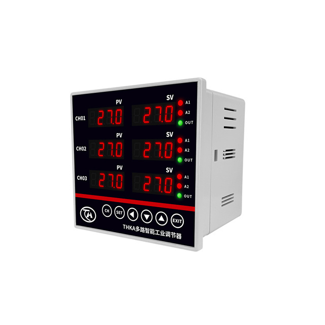 Multi-channel input thermostat 4-20mA output 6-channel temperature control ModbusRtu thermostat RS485