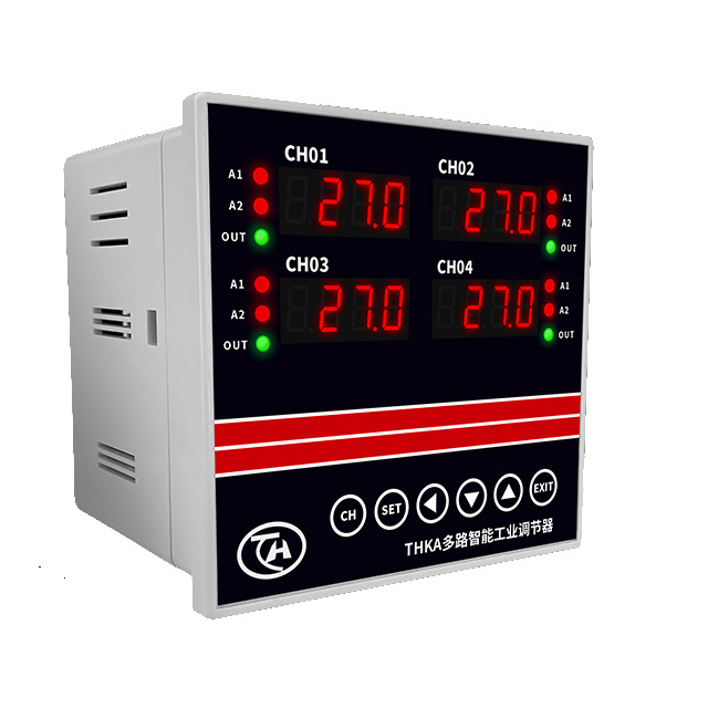 Multi-channel input thermostat 4-20mA output 6-channel temperature control ModbusRtu thermostat RS485