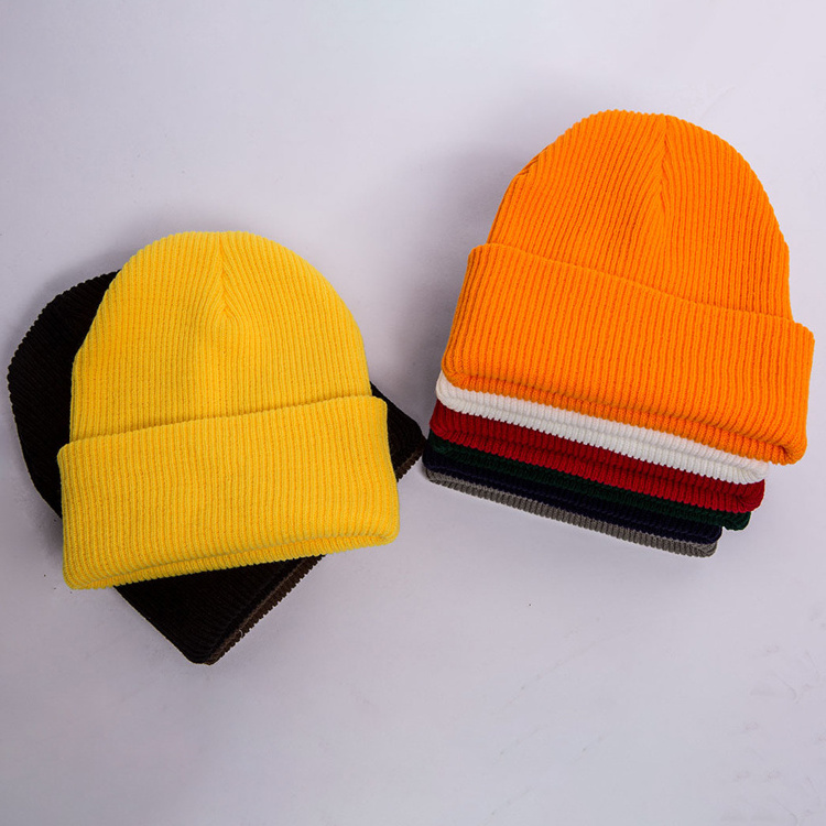 Fashion Warm Beanie Wholesale Winter Knit Hat For Women And Men Unisex Knitted Winter Hat