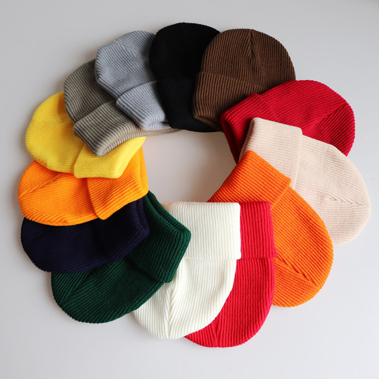 Fashion Warm Beanie Wholesale Winter Knit Hat For Women And Men Unisex Knitted Winter Hat