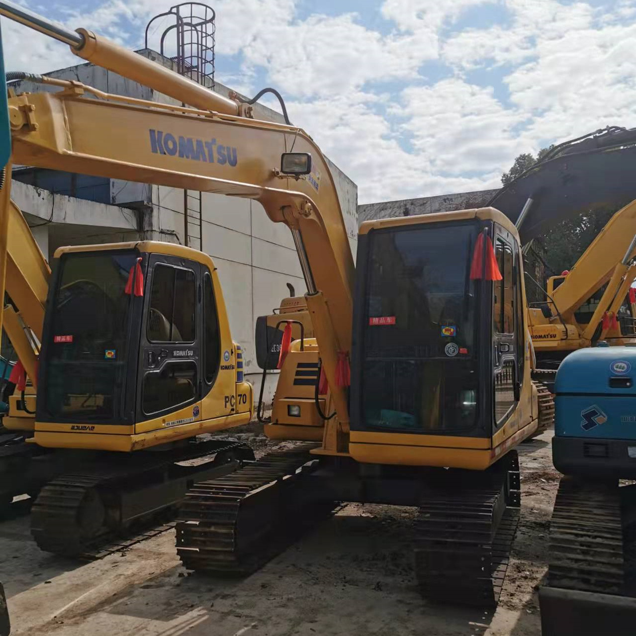 Cheap Selling Used Mini Excavator Komatsu PC70 7 Ton Used Excavator For Sale