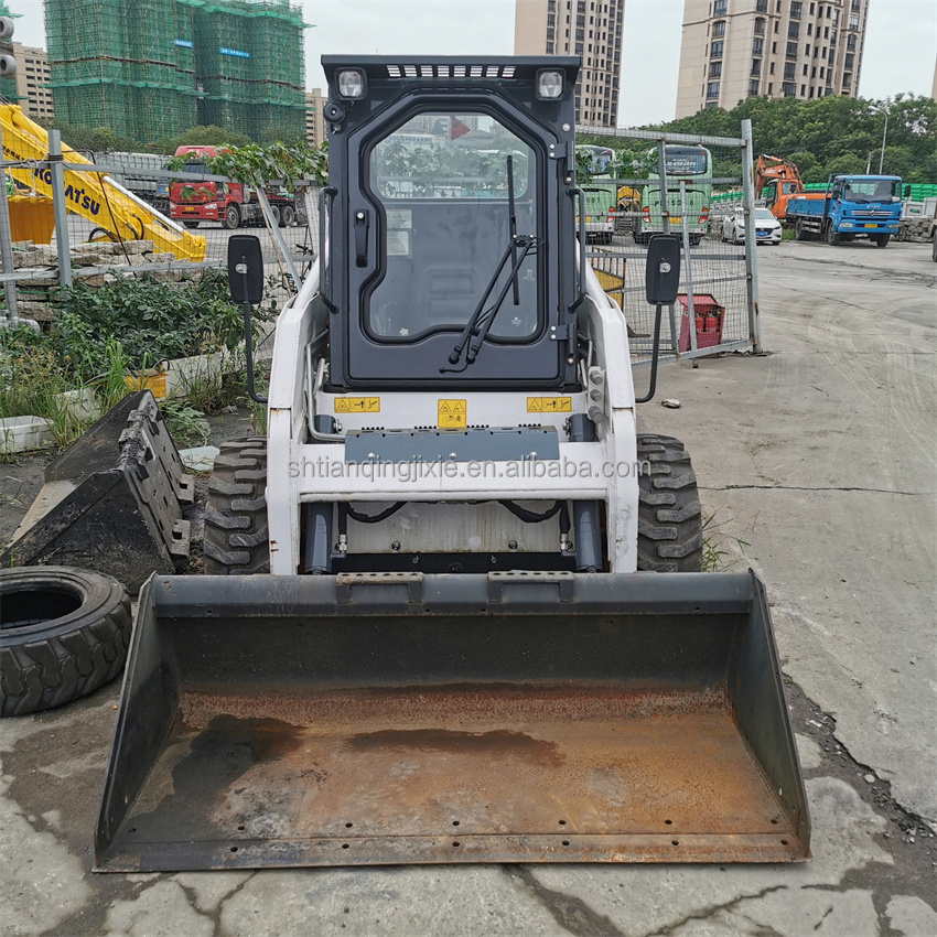 Used wheel skid steer loaders Bobcat S16 Front bucket loading and unloading mechanical machine Great condition low price Algeria