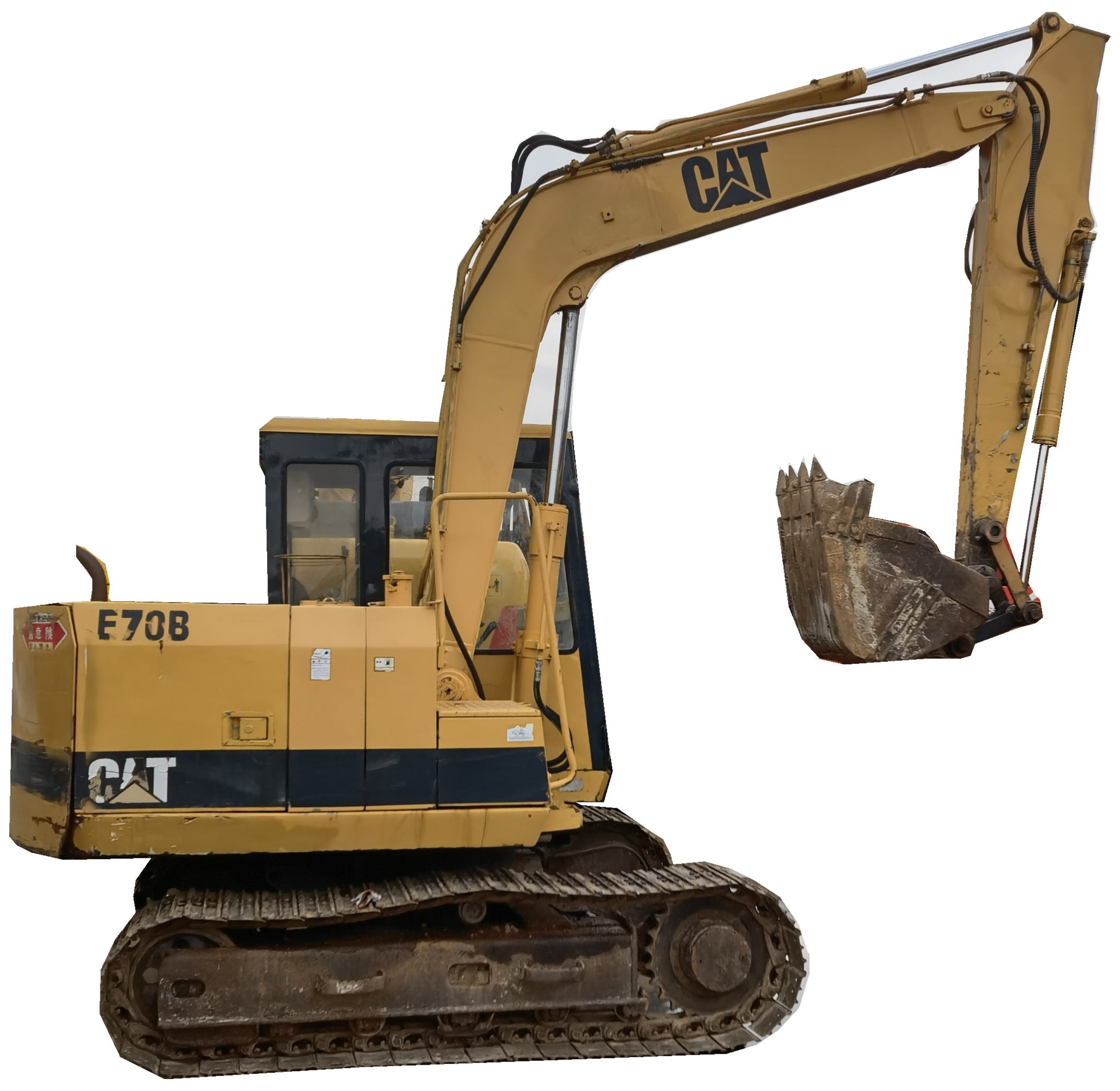 Reasonable price 7 ton used  caterpillar CAT E70B excavator/ mini excavator CAT E70B caterpillar for sale