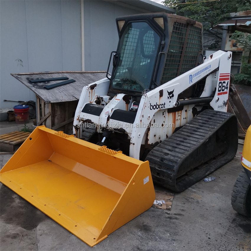 Used crawler skid steer loaders Bobcat 864 Earth loading machine mining exploitation construction machinery low price Uzbekistan