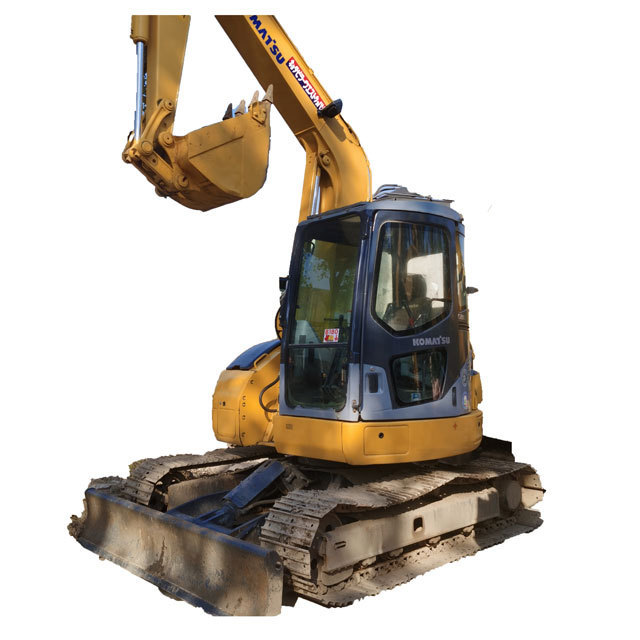 Used mini crawler Excavator 7.8t Japanese Komatsu PC78 railway construction machinery soil bagger load and unload dump truck