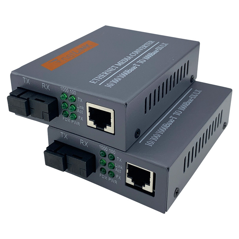 Rj45 100/1000M 20km Single Fiber Single Mode Ethernet Fiber Media Converter