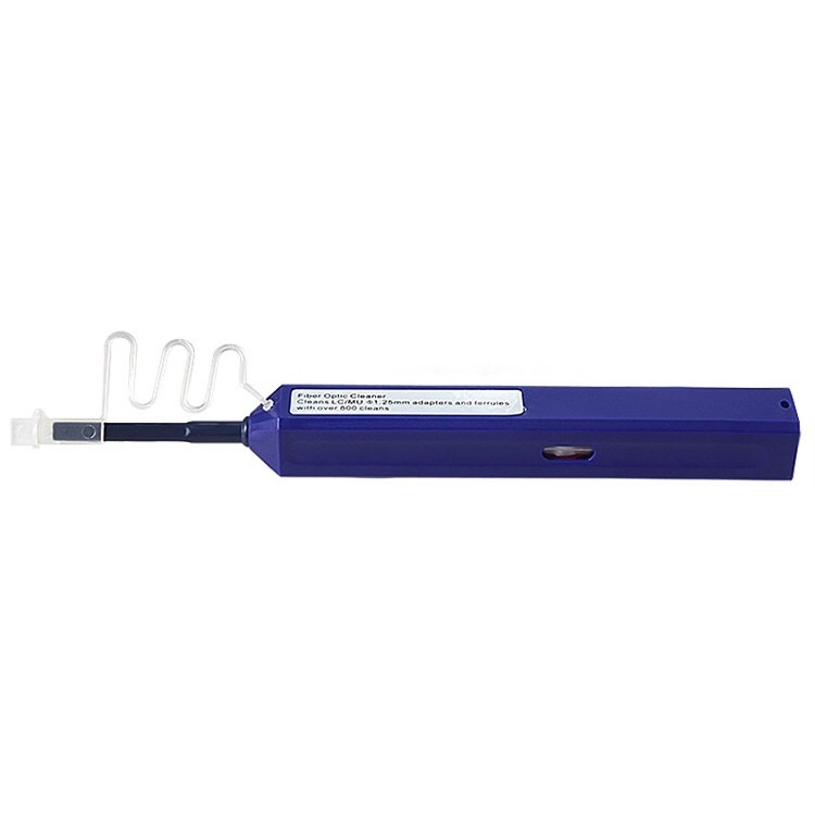 Optical Connector One Click Cleaner KOC-250/125 Fiber Endface Pentype Cleaner/Push Cleaner, Fiber Ferrule Cleaning Tool