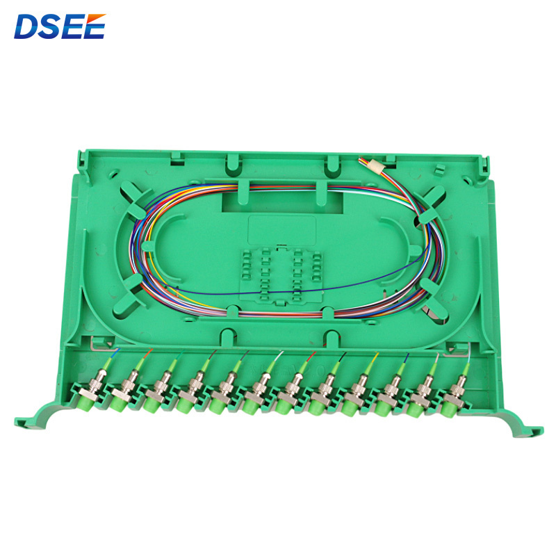 12 24 48 72 96 core port LC SC FC ST UPC APC PC Duplex Simplex Splice Tray Adapter Pigtails 19 inch rack mount ODF unit box