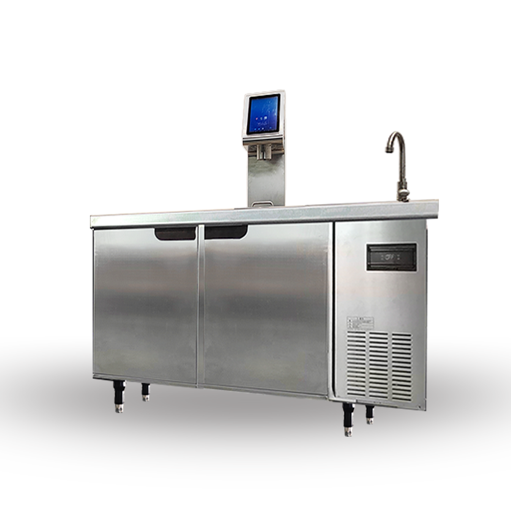 Commercial intelligent milk tea dispenser and popping bubble machine for boba tea shops