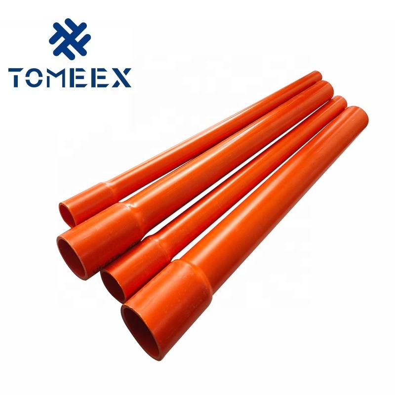 Conduit Flexible Orange Fittings Schedule 40 Inch Pipes Bulk And 2 4 Connector Bush Tube Bend Pvc Electrical Pipe