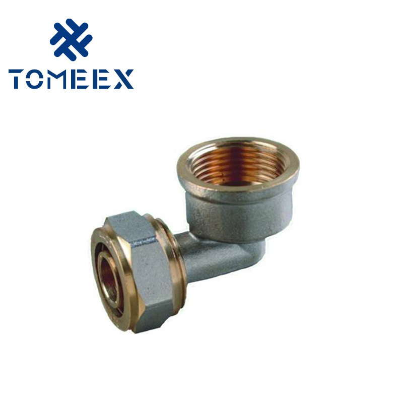 pvc/ppr pex al pipe and brass/copper female/male PEX Brass  fittings for floor heating, water conjunction